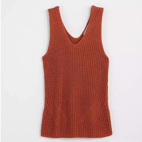 LOFT Tops - LOFT Double V Sweater Tank